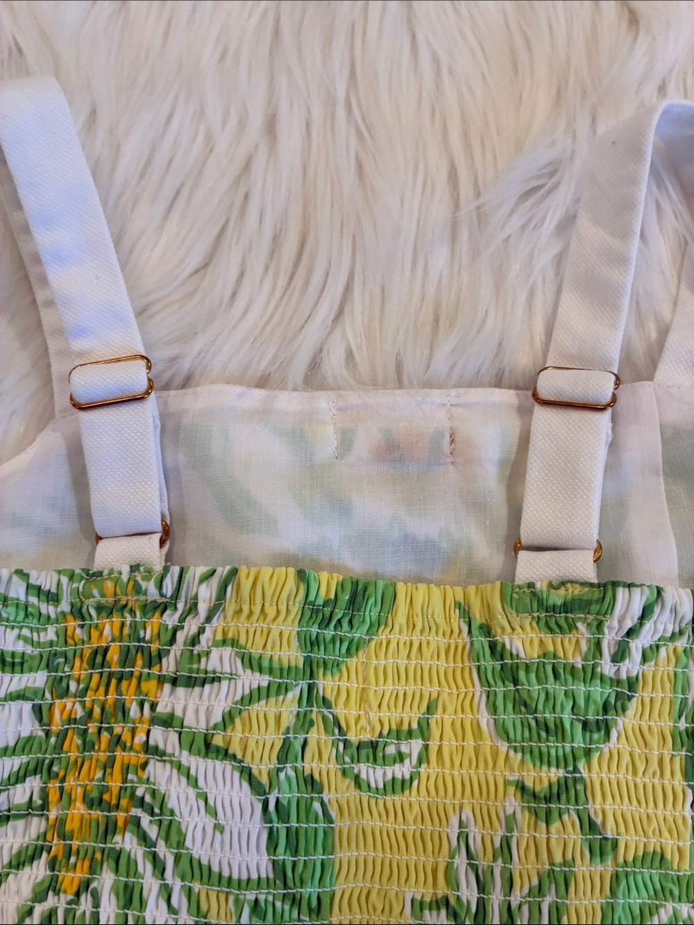 Lilly Pulitzer Girls Yellow & Green Floral Sundress—Limoncello Sunbelievable - Picture 6 of 8